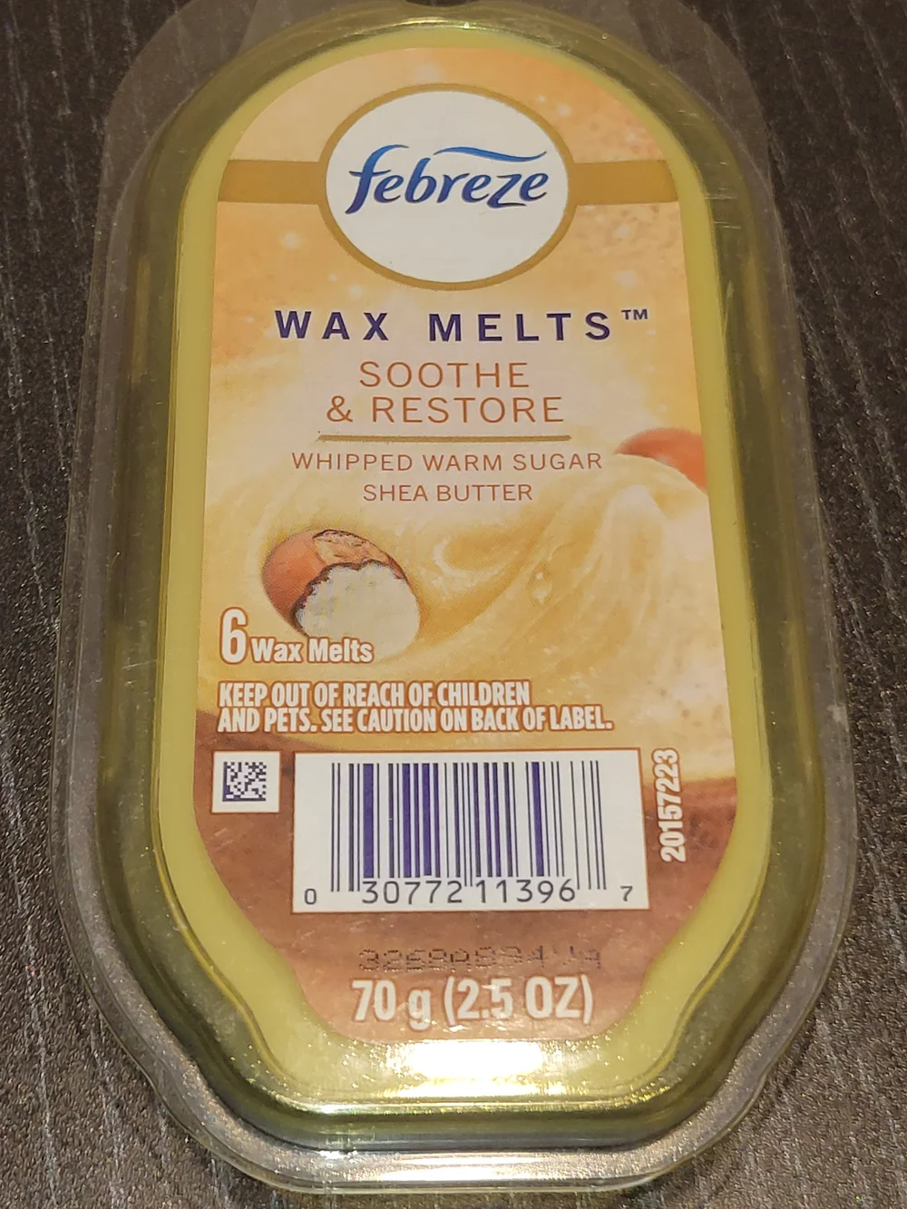 2 X Glade Yellow Wax Melts Soothe & Restore Whipped Warm Sugar